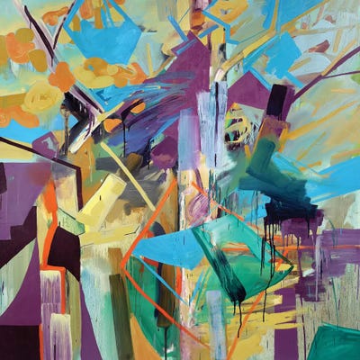 Magical Forest by Pamela Staker metal wall art