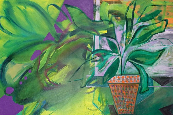 Pamela Staker: Potted Plant II by Pamela Staker