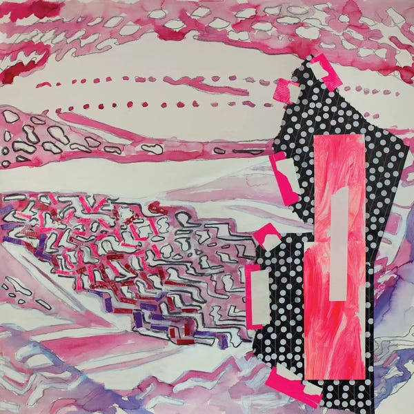 Pamela Staker: Red Pattern by Pamela Staker