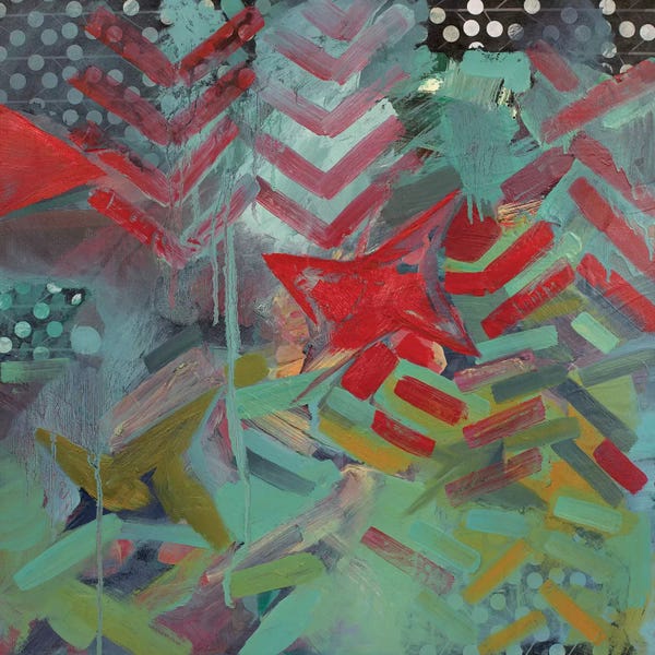 Pamela Staker: Chevron And Dots by Pamela Staker