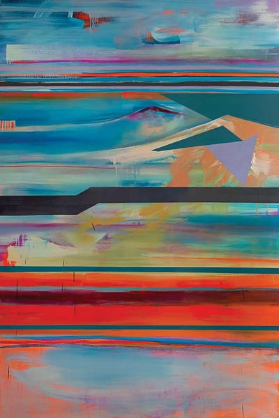 Stacked Horizons IV by Pamela Staker canvas print