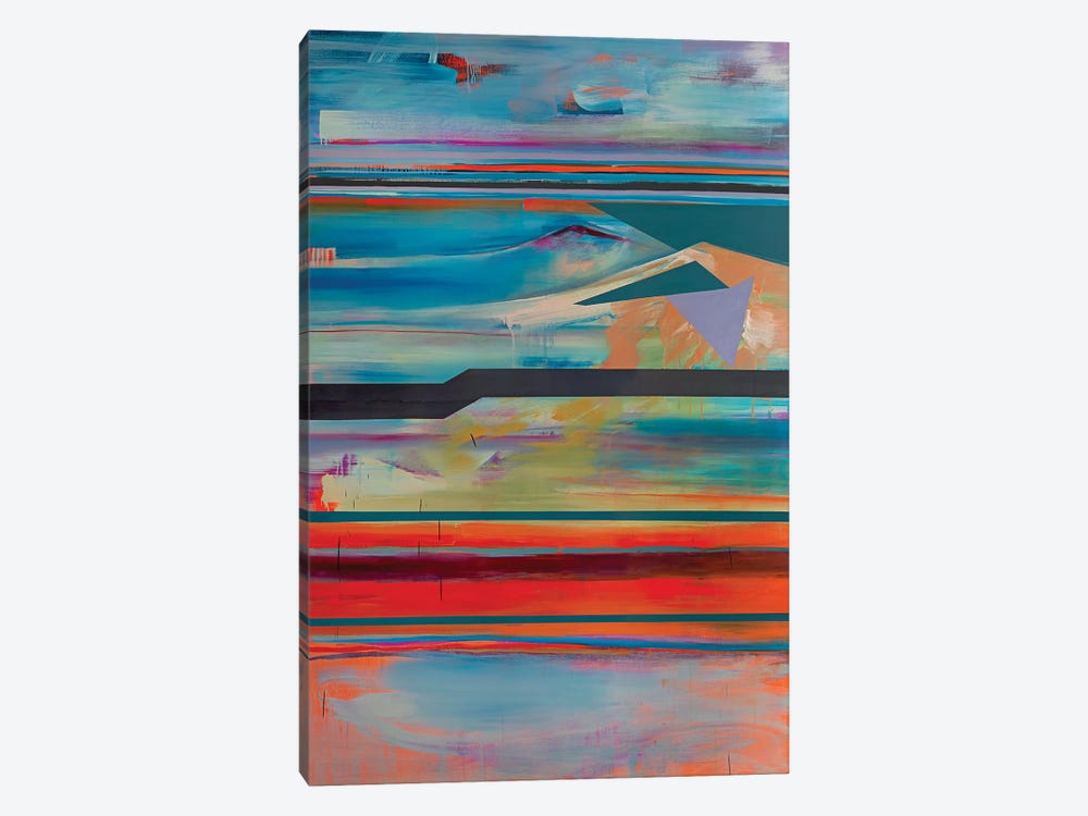 Stacked Horizons IV by Pamela Staker 1-piece Canvas Print