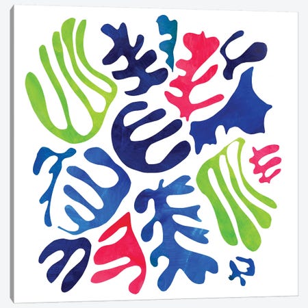 Homage To Matisse III Canvas Print #PSK66} by Pamela Staker Canvas Wall Art
