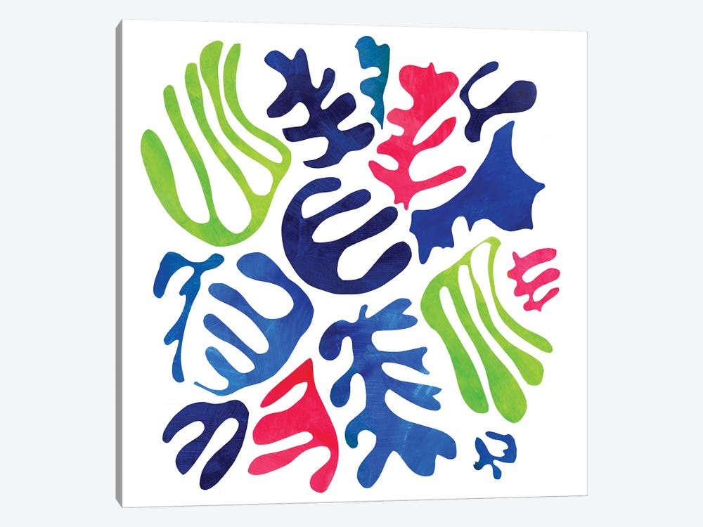 Homage To Matisse III by Pamela Staker 1-piece Canvas Art Print