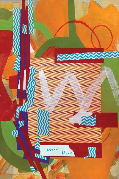 Pamela Staker: Abstract Study (W) by Pamela Staker