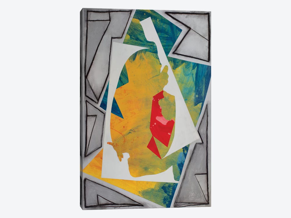 Cutouts And Angles by Pamela Staker 1-piece Canvas Artwork