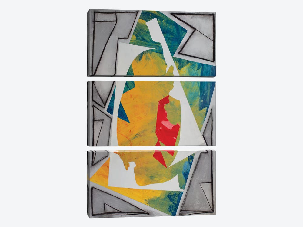 Cutouts And Angles by Pamela Staker 3-piece Canvas Art