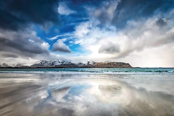 Snowy Mountains: Mirrored by Philippe Sainte-Laudy