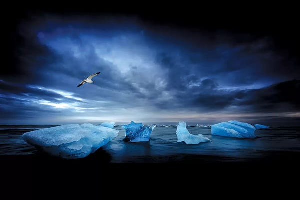 Ice & Snow Close-Ups: Postcard From Jokulsarlon by Philippe Sainte-Laudy