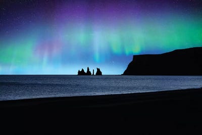 Vik Under Lights by Philippe Sainte-Laudy canvas print