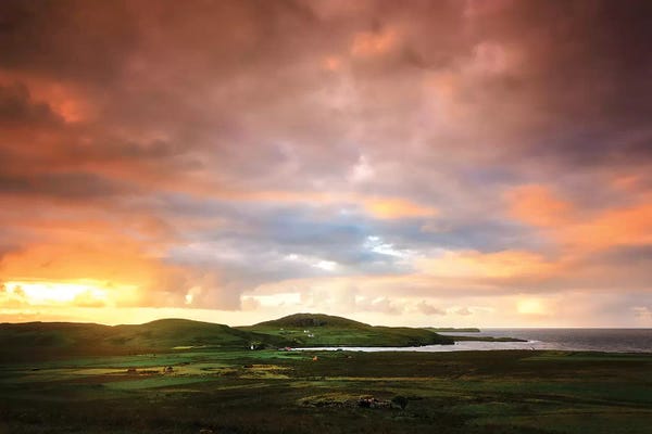 Cloudy Sunsets: Walking To The Sun by Philippe Sainte-Laudy