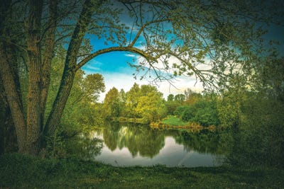 Philippe Sainte-Laudy - Canvas Prints: Opening Onto The Countryside by Philippe Sainte-Laudy