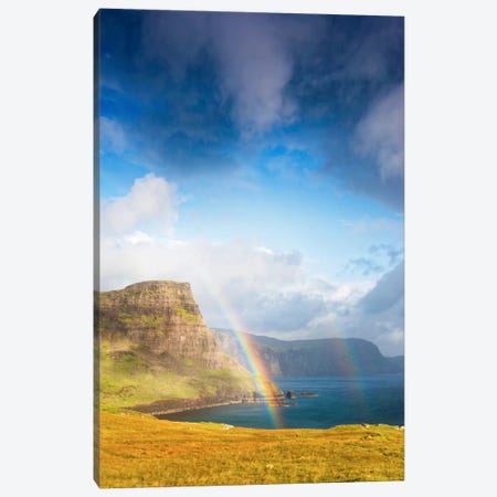 A Rainbow In The Clouds Canvas Print #PSL5} by Philippe Sainte-Laudy Canvas Wall Art