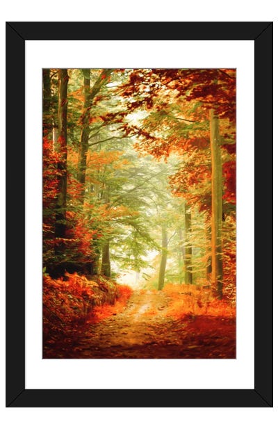 Fall Painting Paper Art Print - Philippe Sainte-Laudy