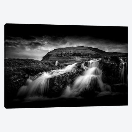 Faroes Waterfall Canvas Print #PSL64} by Philippe Sainte-Laudy Canvas Print