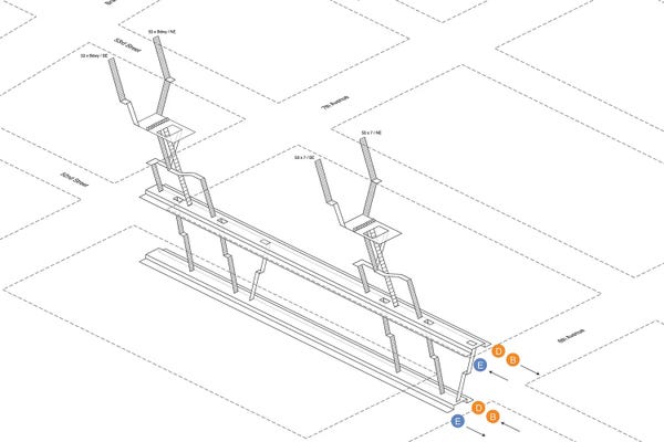 7th Avenue Station 3D Diagram
