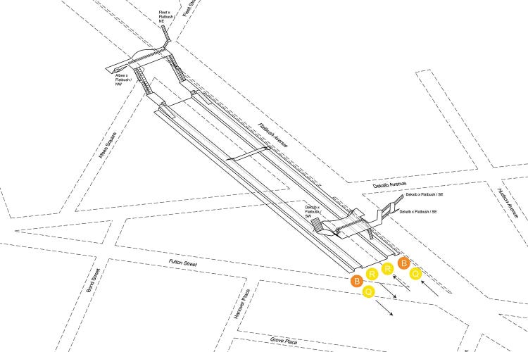 Dekalb Avenue Station 3D Diagram