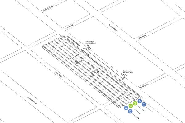 Project Subway NYC: Hoyt Street - Schermerhorn Street Station 3D Diagram by Project Subway NYC