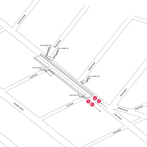 Project Subway NYC: Hoyt Street Station 3D Diagram by Project Subway NYC