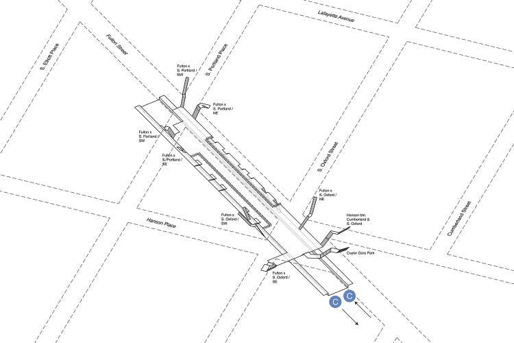 Lafayette Street Station 3D Diagram