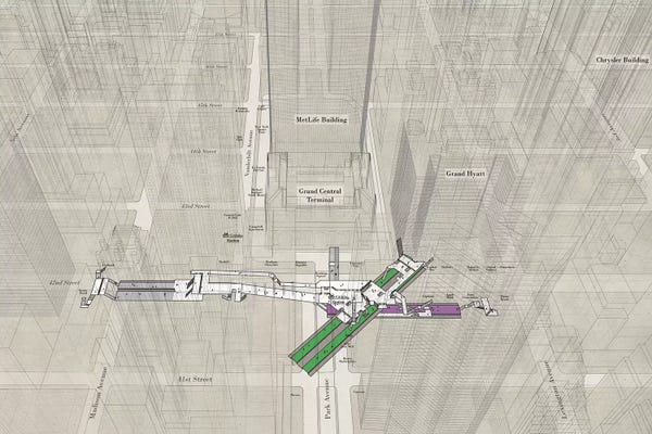 Project Subway NYC: 42nd Street Grand Central - Subway 3D X-Ray by Project Subway NYC