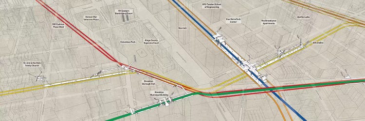 Brooklyn Borough Hall & MetroTech Subway Cluster