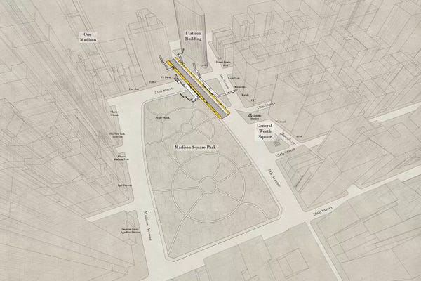 Project Subway NYC: Madison Square Park - Subway 3D X-Ray by Project Subway NYC