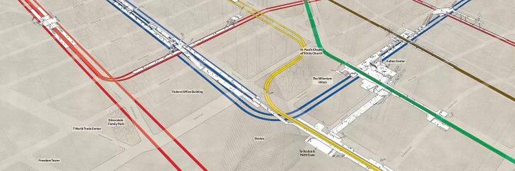 Manhattan World Trade Center Subway Cluster