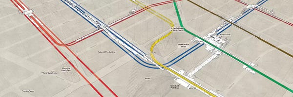 Manhattan World Trade Center Subway Cluster