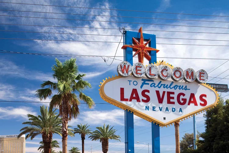 The "Welcome To Fabulous Las Vegas" Sign, Paradise, Clark County, Nevada, USA by Paul Souders wall art
