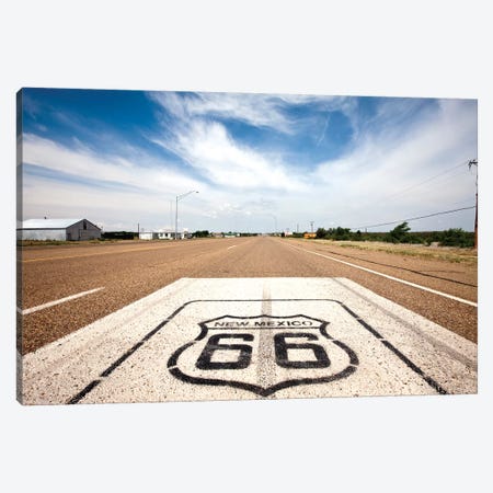 U.S. Route 66 Highway Marker, Tucumcari, Quay County, New Mexico, USA Canvas Print #PSO12} by Paul Souders Canvas Art