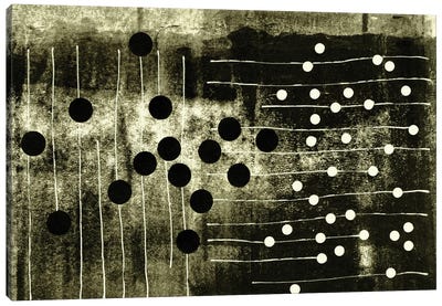 Strange Land IV Canvas Art Print - Polka Dot Patterns