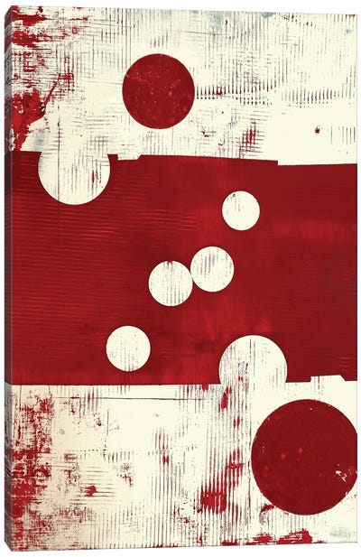 Modulation XVI Canvas Art Print - Polka Dot Patterns