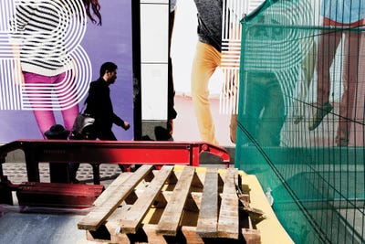 Record VI by Petr Strnad canvas print