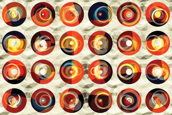 Squares With Concentric Circles Collection: Layerform VI by Petr Strnad