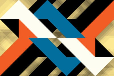 Layerform IX by Petr Strnad multi panel art