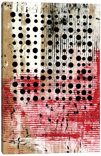 Unexplored IV Canvas Art Print - Polka Dot Patterns