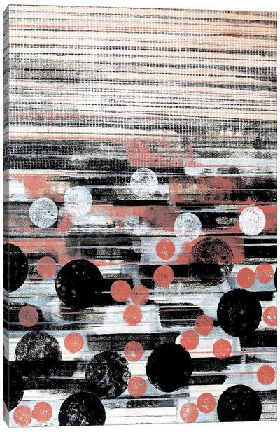 Nowhere Far XX Canvas Art Print - Polka Dot Patterns