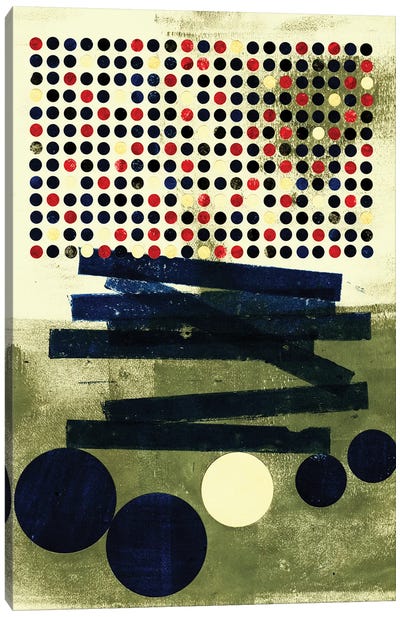 Unexplored IV Canvas Art Print - Polka Dot Patterns