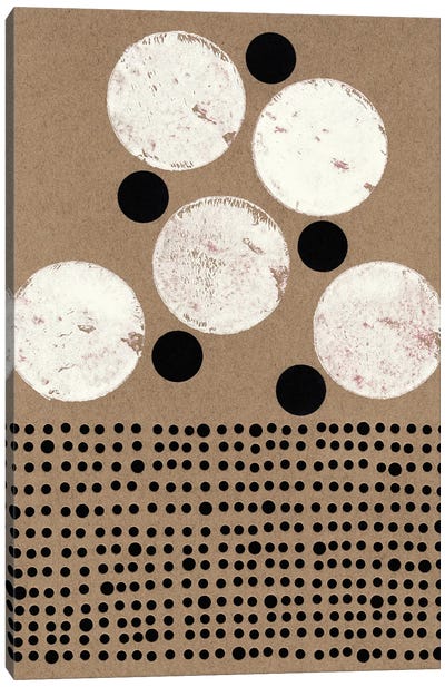 Endless Events XI Canvas Art Print - Polka Dot Patterns