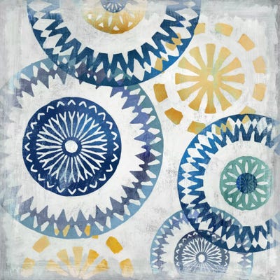 Blue Ease I by PI Studio multi panel art