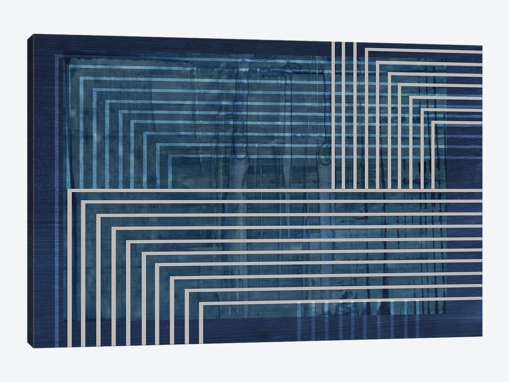 Beneath the Dark Blue Waves I by PI Studio 1-piece Art Print