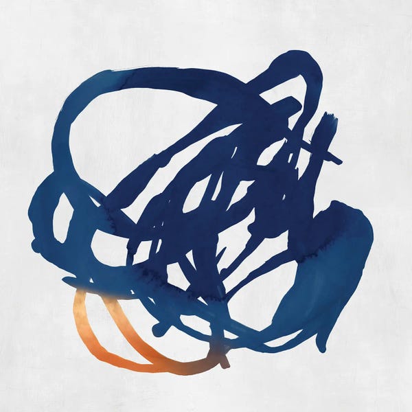 Similar To Jackson Pollock: Luminous Orange II by PI Studio