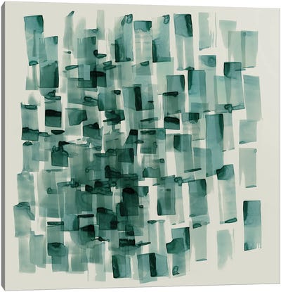 Sea Glass II Canvas Art Print - Linear Abstract Art