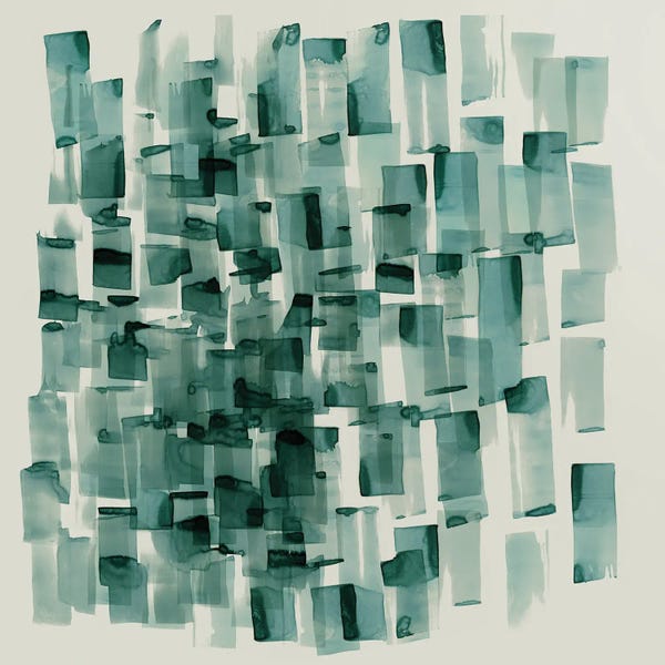 Linear Abstract: Sea Glass II by PI Studio