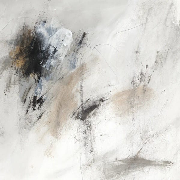 Large Minimalist Art - Canvas Prints: Sketch Lines I by PI Studio