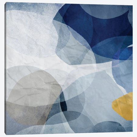 Blue Bubbles II Canvas Print #PST1242} by PI Studio Canvas Art Print