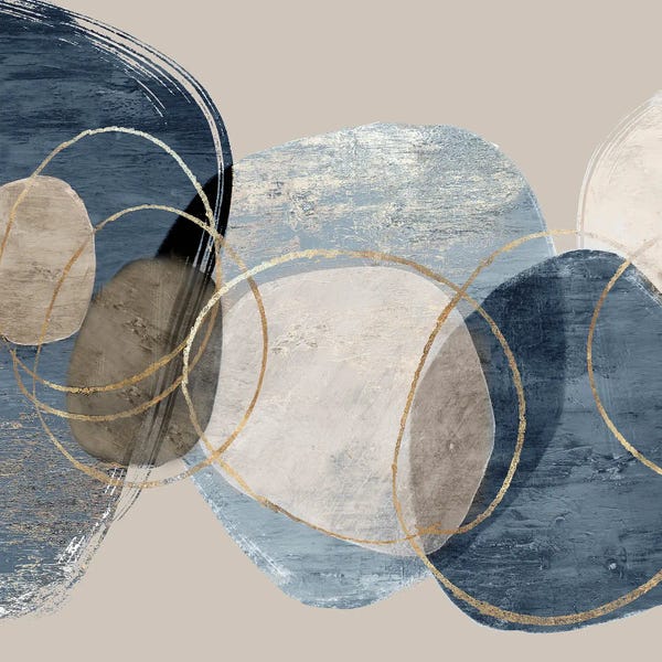 Zen Bedroom: Conglomerate Blue by PI Studio