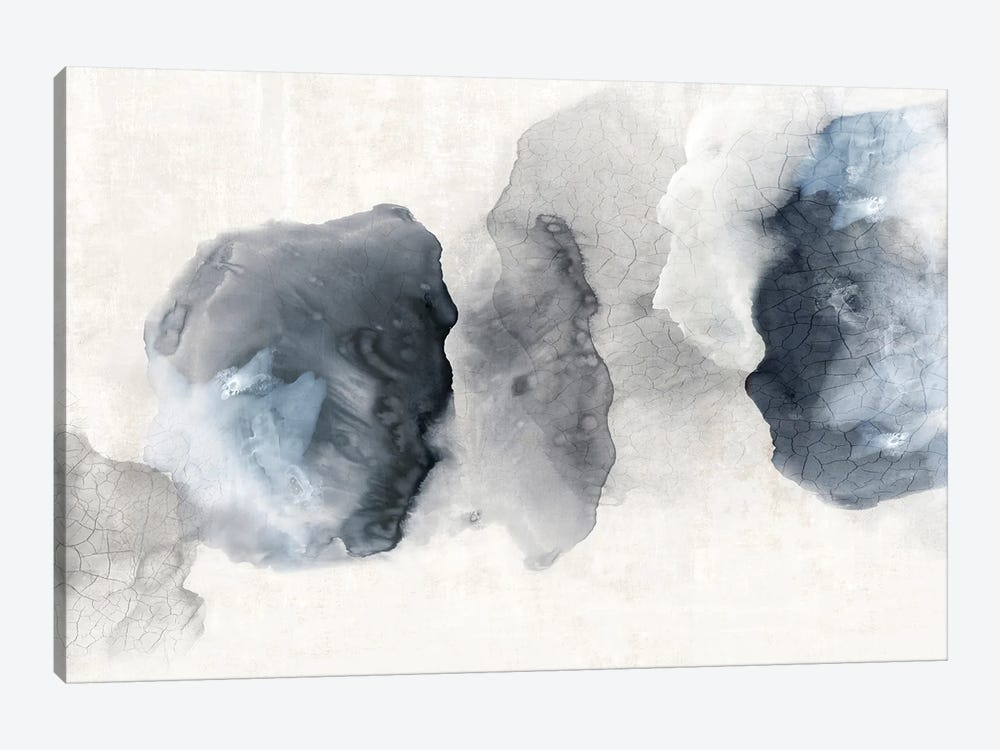 Crackled Blue Rocks by PI Studio 1-piece Canvas Print