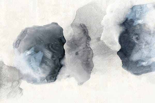 Zen Décor: Crackled Blue Rocks by PI Studio